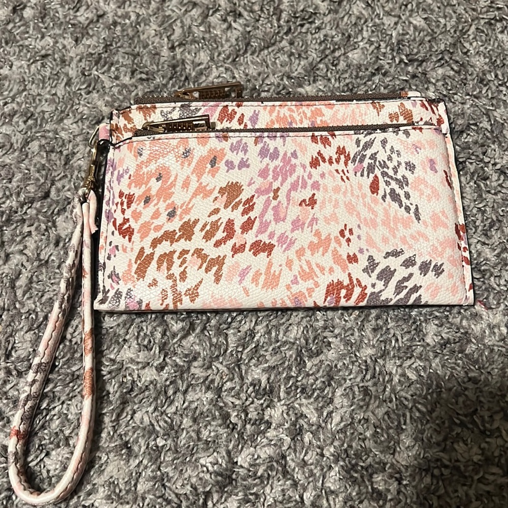 Colorful cheetah wallet from target